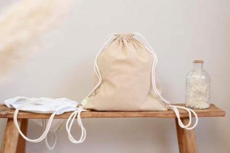 Mochila de cuerdas algodón 100% reciclado