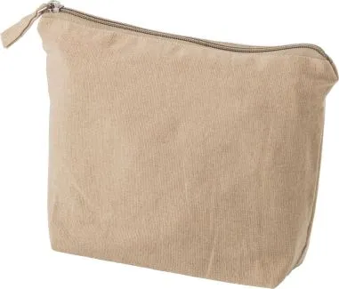 Neceser algodón reciclado 180 g/m2 cremallera