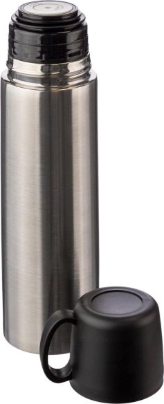 Termo inox 500 ml doble pared taza tapa 130 ml caja