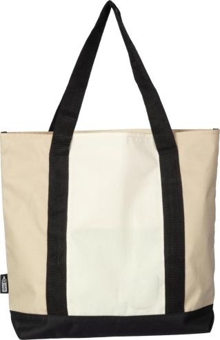 Bolsa rPET 600D compartimento superior bolsillo etiqueta