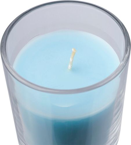 Vela cristal vainilla 120 g tapa bambú