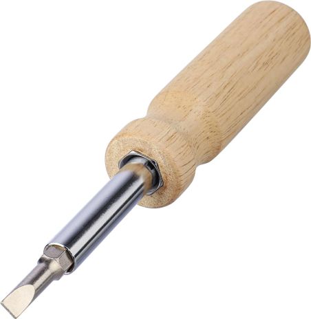 Set destornilladores madera caucho con puntas