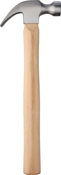 Martillo mango madera de haya cabeza acero funda kraft