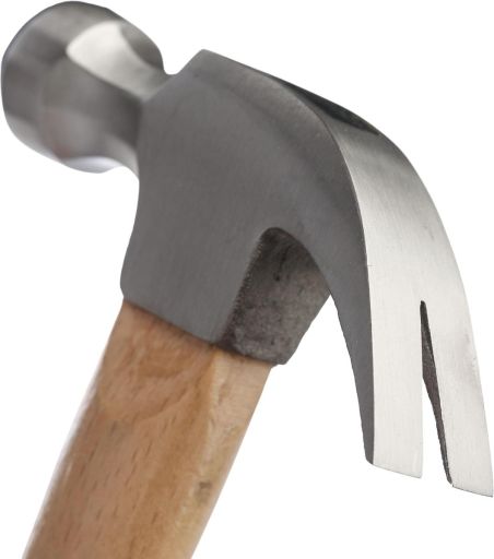Martillo mango madera de haya cabeza acero funda kraft