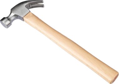 Martillo mango madera de haya cabeza acero funda kraft