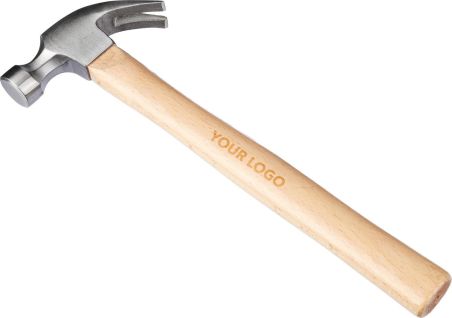 Martillo mango madera de haya cabeza acero funda kraft
