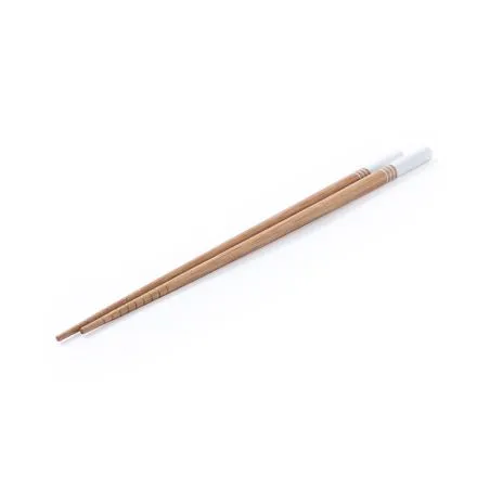 Set palillos de bambú con funda de cartón