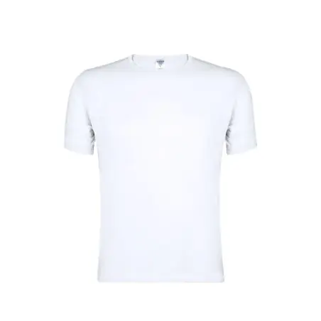 Camiseta Keya blanca algodón 130 g/m²