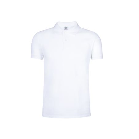 Polo adulto Keya blanco algodón 180 g/m²