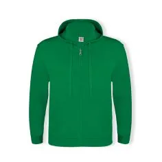 Sudadera adulto capucha cremallera 280 g/m² bolsillos