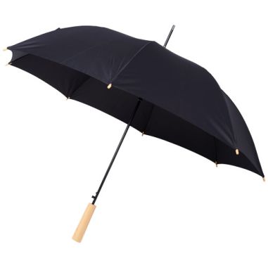 Paraguas automático RPET reciclado 23" mango madera