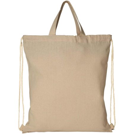 Mochila cuerdas algodón reciclado 210 g/m² 6 L