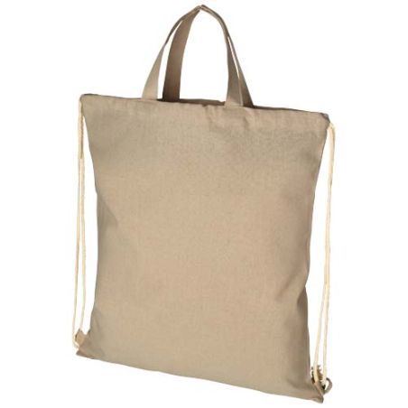 Mochila cuerdas algodón reciclado 210 g/m² 6 L