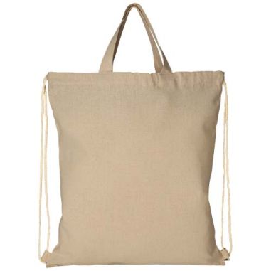 Mochila cuerdas algodón reciclado 210 g/m² 6 L
