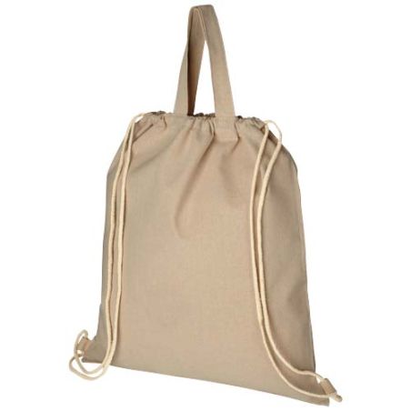 Mochila cuerdas algodón reciclado 210 g/m² 6 L