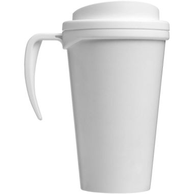 Vaso térmico plástico reciclado doble pared 350 ml tapa