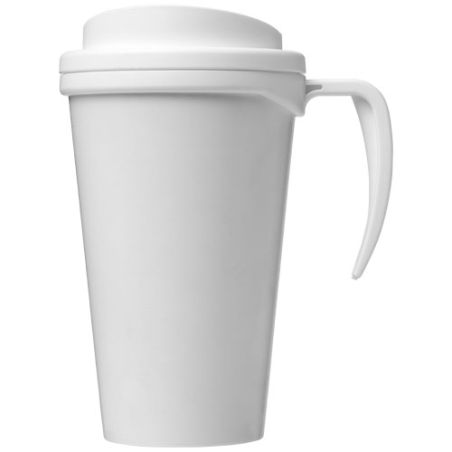Vaso térmico plástico reciclado doble pared 350 ml tapa