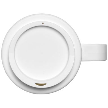 Vaso térmico plástico reciclado doble pared 350 ml tapa