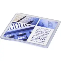 Posavasos de plástico cuadrado con papel insertado... - Producto ecológico