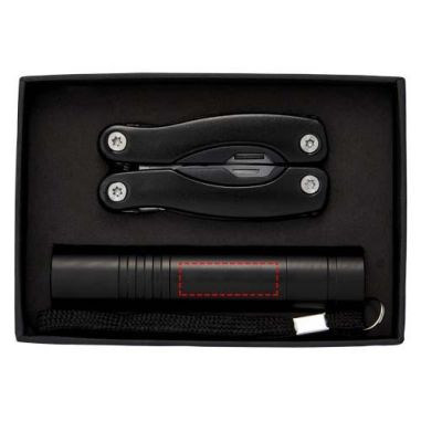 Set de cuchillo multiusos y linterna Ecológica...