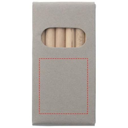 Set de 6 lápices de colores Ecológico Personalizado 6106219