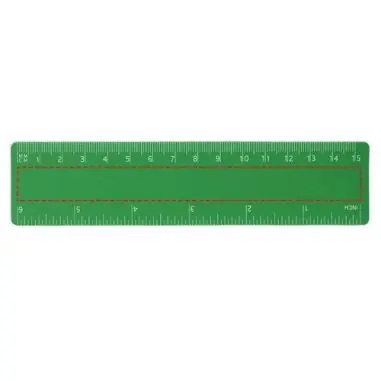 Regla flexible PP 15 cm de grosor fino