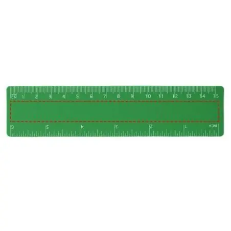 Regla flexible PP 15 cm de grosor fino