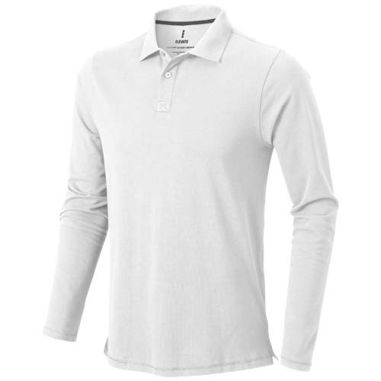 Polo Calgary hombre manga larga algodón 200 g/m²