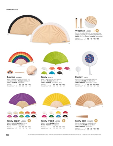 Catálogo Abanicos Ecológicos Personalizados