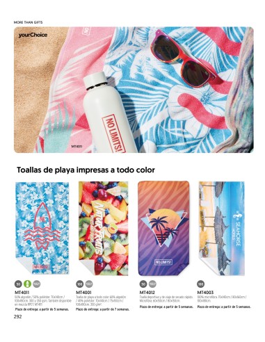 Catálogo Toallas Ecológicas Personalizadas