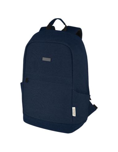 Mochila antirrobo de 18 L para portátil de 15,6" de lona reciclada GRS "Joey"