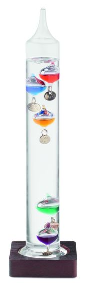 Galileo termómetro vidrio 28cm Ecológico Personalizado 7MO2272