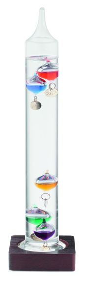 Galileo termómetro vidrio 28cm Ecológico Personalizado 7MO2272