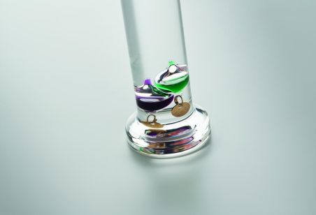 Galileo termómetro vidrio 28cm Ecológico Personalizado 7MO2272