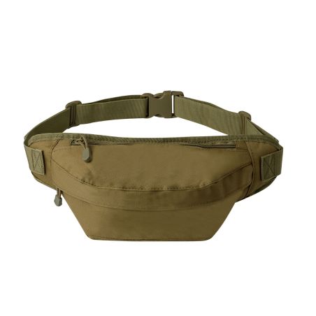 Riñonera poliéster 800D 2 bolsillos cremallera reciclada