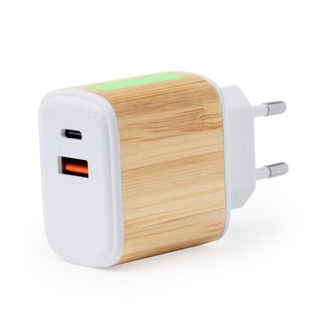 Cargador USB Ecológico Personalizado 821221