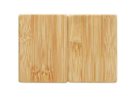 Salero y pimentero de bambú Ecológico Personalizado 7MO2771