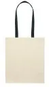 Bolsa algodón 140 g/m² asas largas de colores - Imagen 2