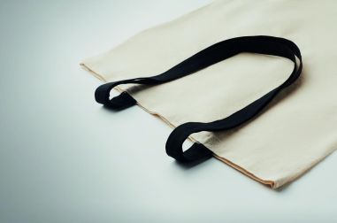 Bolsa algodón 140 g/m² asas largas de colores