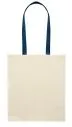Bolsa algodón 140 g/m² asas largas de colores - Imagen 5