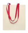 Bolsa algodón 140 g/m² asas largas de colores - Imagen 6