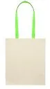 Bolsa algodón 140 g/m² asas largas de colores - Imagen 11