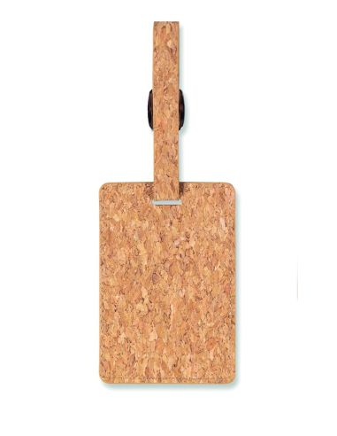 Etiqueta equipaje de corcho Ecológica...