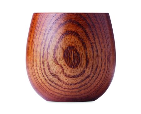 Vaso de madera de roble 250 ml Ecológico Personalizado 7MO6553