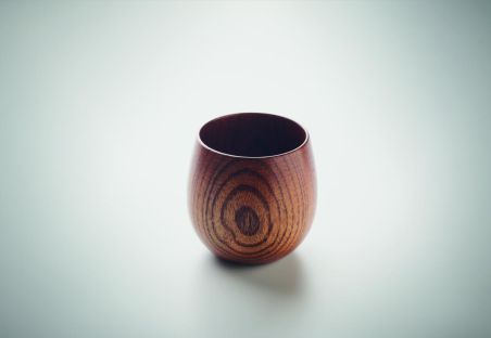 Vaso de madera de roble 250 ml Ecológico Personalizado 7MO6553
