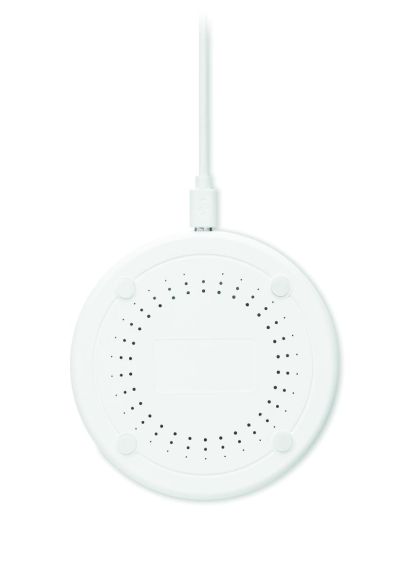 Cargador inalámbrico 15W bambú Ecológico Personalizado 7MO6563