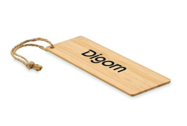 Marcapáginas bambú con cordón de yute