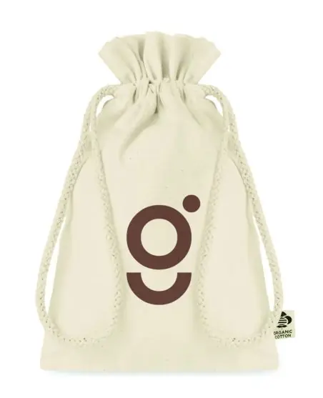 Bolsa regalo algodón orgánico 105 g/m² 14 x 22 cm