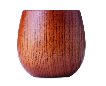 Vaso de madera de roble 250 ml Ecológico Personalizado 7MO6553