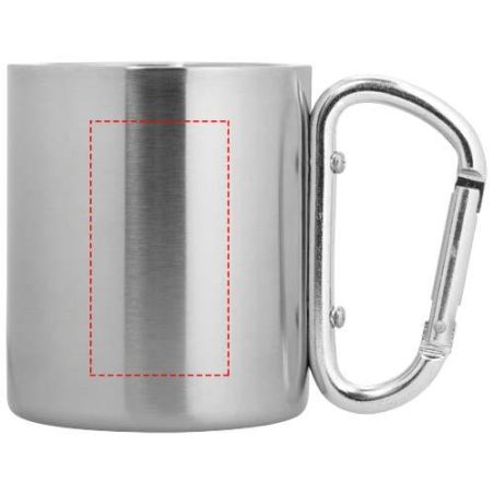 Taza isotérmica de 200 ml con mosquetón Ecológica Personalizada 6100563